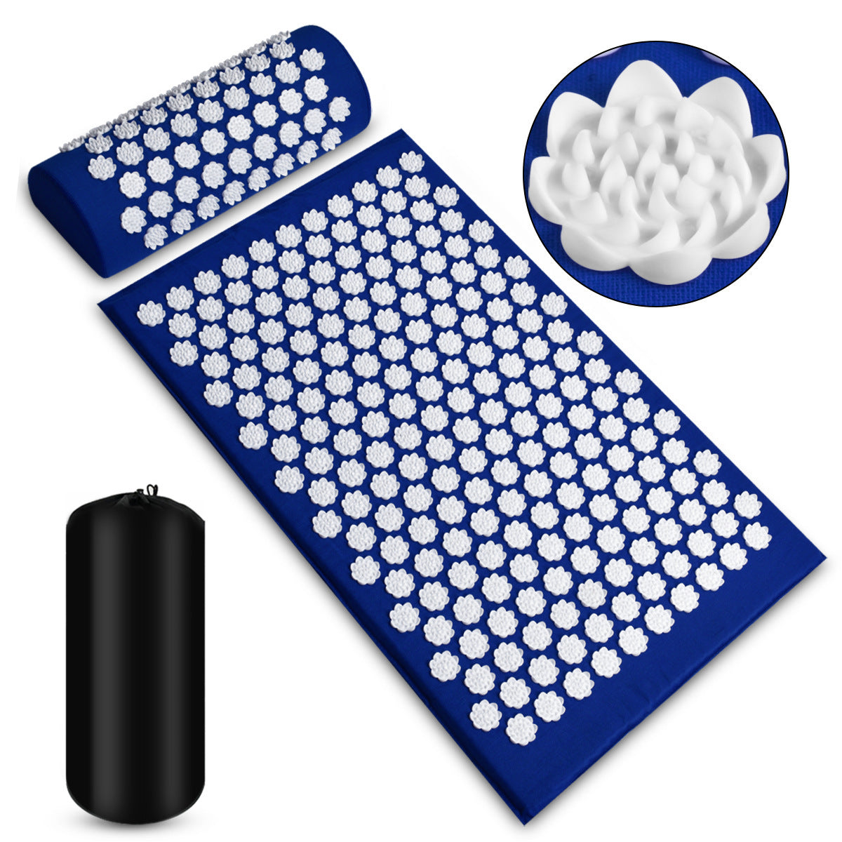 Relax & Unwind: Acupressure Massage Mat & Pillow Set