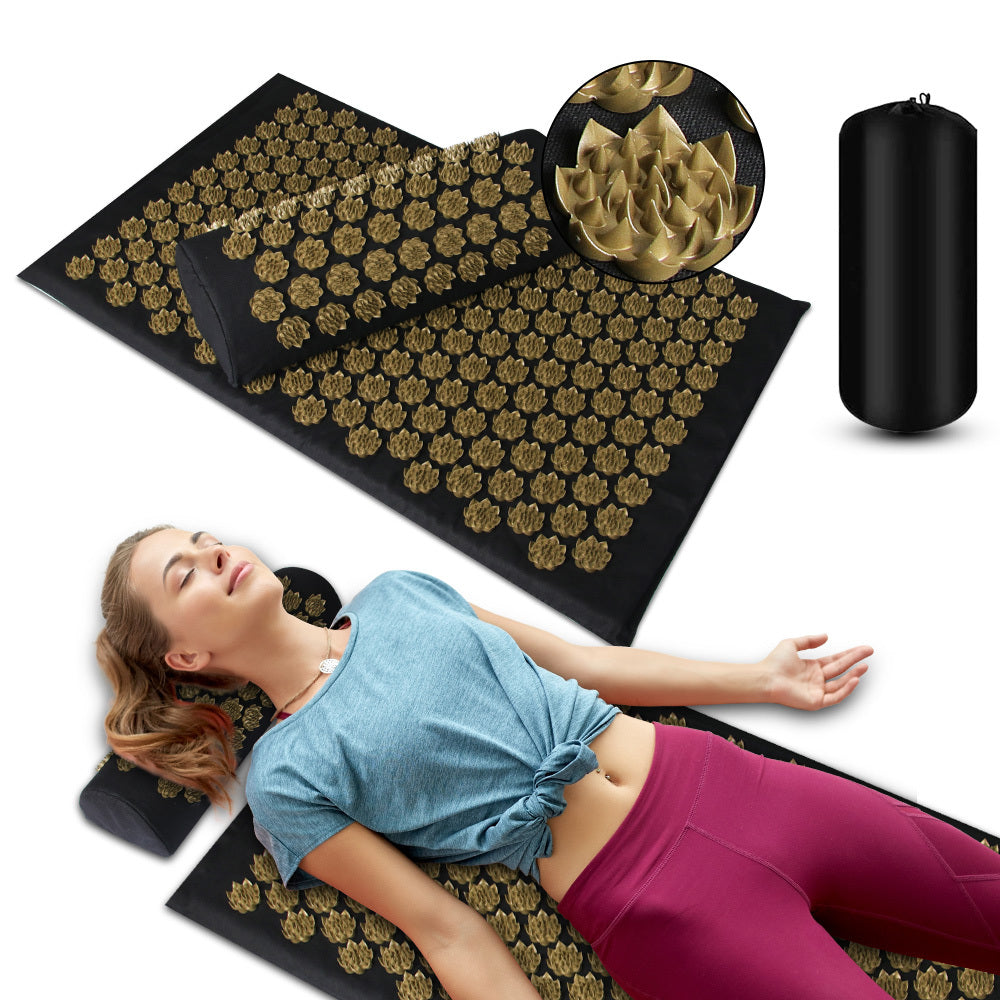 Relax & Unwind: Acupressure Massage Mat & Pillow Set