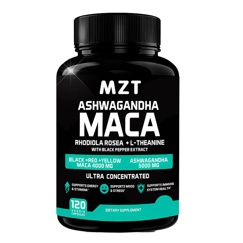 Ashwagandha + Maca – Natural Energy and Stress Support Daily