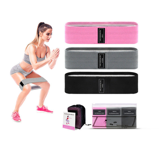 Durable Fabric Resistance Bands for Toning & Strength