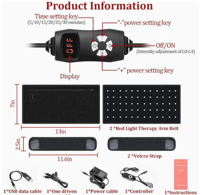 Infrared Arm Massage Belt for Relaxation & Pain Relief