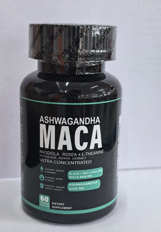 Ashwagandha + Maca – Natural Energy and Stress Support Daily