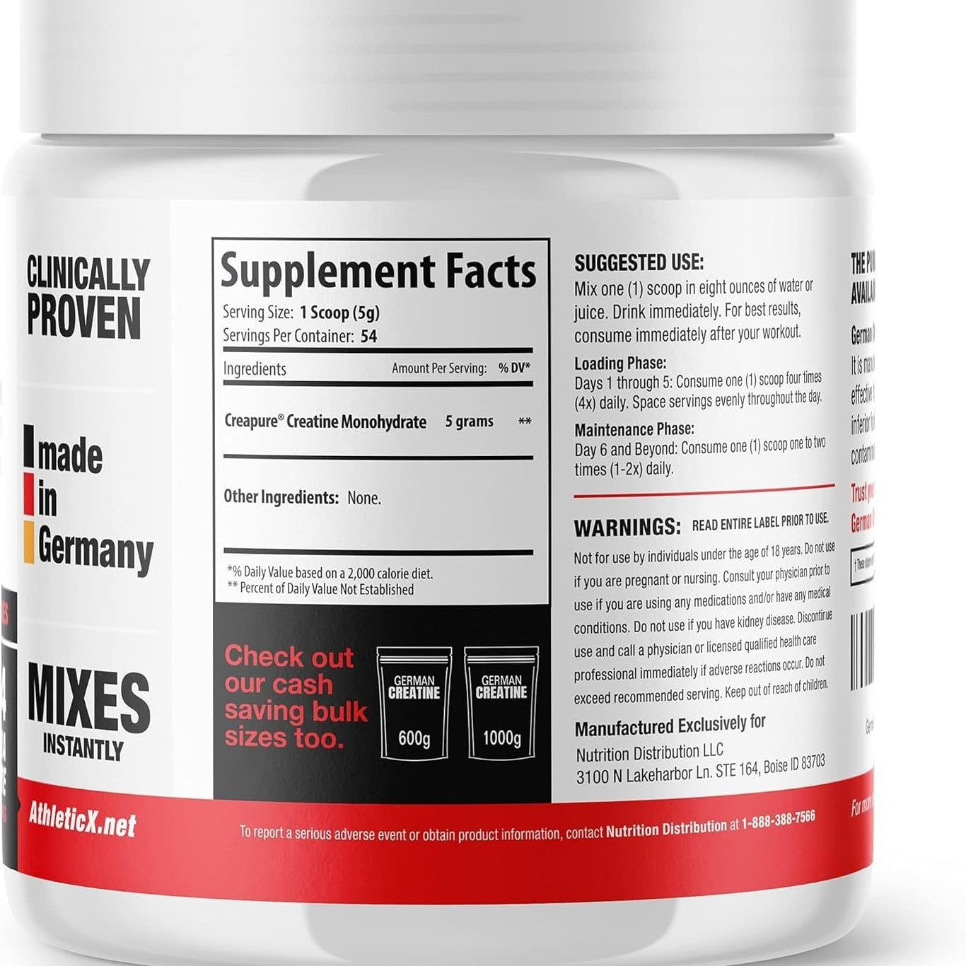 Pure Creatine Monohydrate – Boost Strength and Endurance Fast