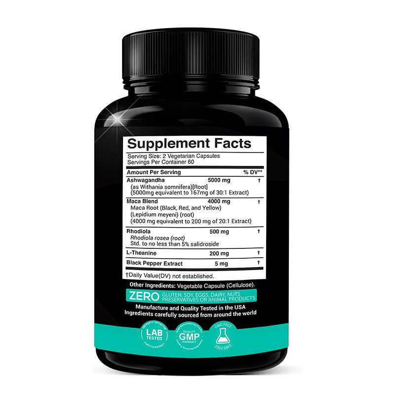 Ashwagandha + Maca – Natural Energy and Stress Support Daily